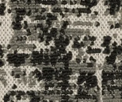 Torell Black & Gray Abstract Crosshatch Outdoor Area Rug -Home Store 810584769 4