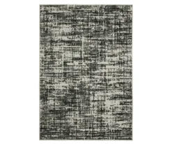 Torell Black & Gray Abstract Crosshatch Outdoor Area Rug -Home Store 810584770