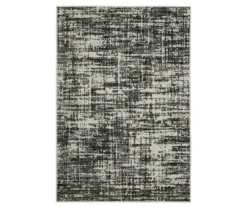 Torell Black & Gray Abstract Crosshatch Outdoor Area Rug -Home Store 810584771