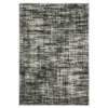 Torell Black & Gray Abstract Crosshatch Outdoor Area Rug