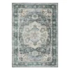 Childers Blue & Beige Floral Medallion Area Rug, (2' X 3') -Home Store 810584821 1