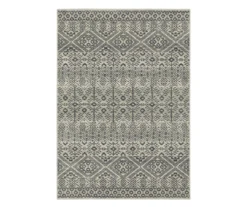 Grandview Blue & Beige Geometric Area Rug, (6.7' X 9.2')