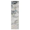Malach Ivory & Beige Abstract Area Rug, (2' X 8') -Home Store 810585018 1