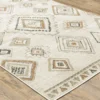 Geetleen Ivory & Orange Geometric Area Rug, (7.1' X 10') 2 Geetleen Ivory & Orange Geometric Area Rug, (7.1' X 10') -Home Store 810585061 1