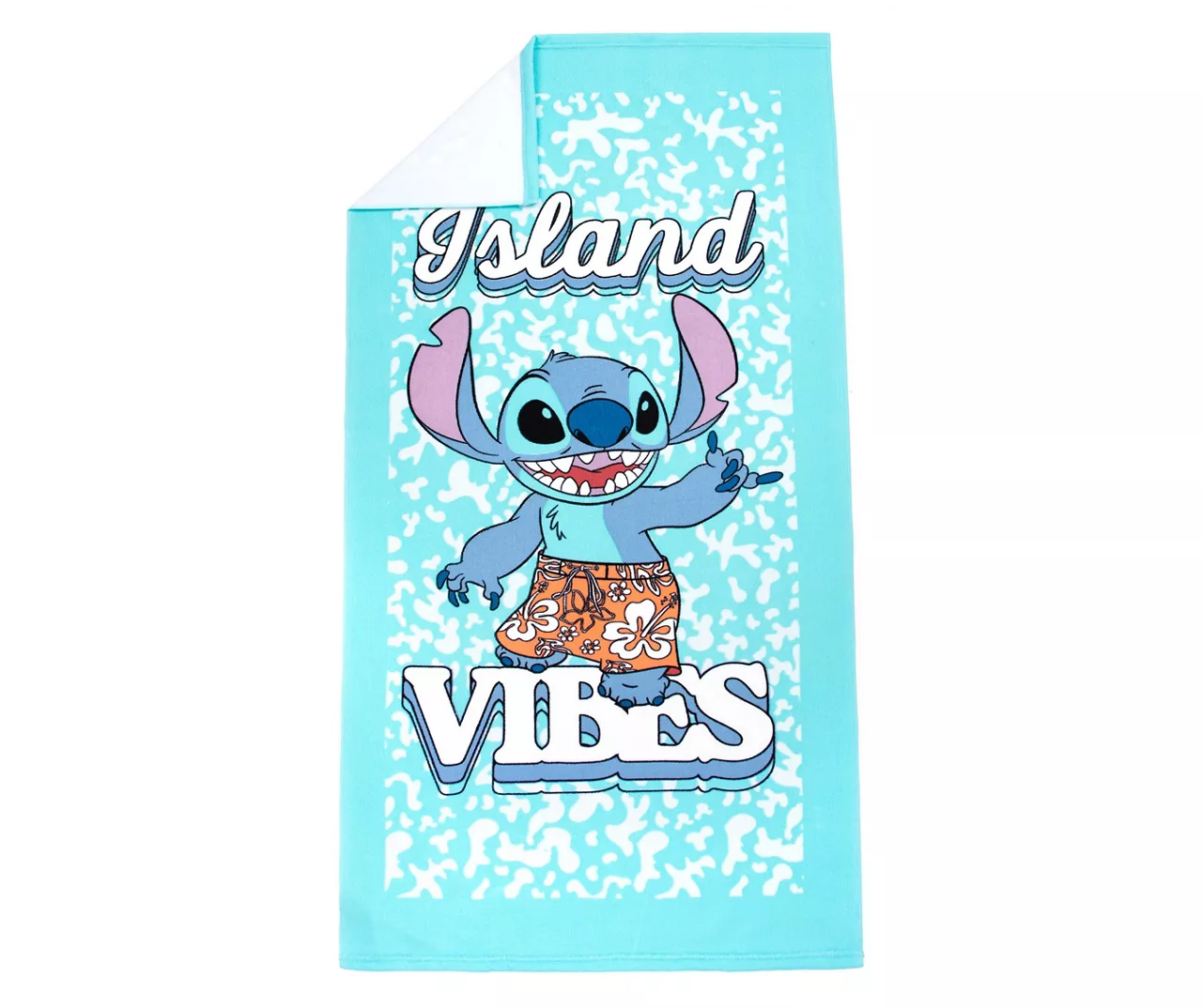 "Island Vibes" Lilo & Stitch Blue Bath Towel & Bath Buddy Set 10 "Island Vibes" Lilo & Stitch Blue Bath Towel & Bath Buddy Set - Image 8