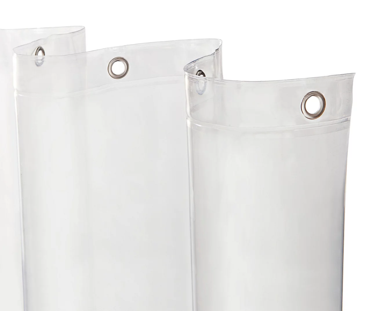 Clear Heavyweight Extra-Long PEVA Shower Liner 3 Clear Heavyweight Extra-Long PEVA Shower Liner