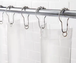 Clear Heavyweight Extra-Long PEVA Shower Liner 7 Clear Heavyweight Extra-Long PEVA Shower Liner -Home Store 810587907 3