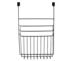 Black Cabinet Waste Basket Caddy
