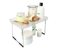 Storage Made Simple Clear Collapsible Stacking Countertop Shelf -Home Store 810587916 5