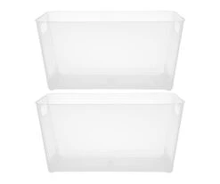 Kenney Storage Made Simple Clear Handled Organizer Bin 21 Kenney Storage Made Simple Clear Handled Organizer Bin -Home Store 810587923 1