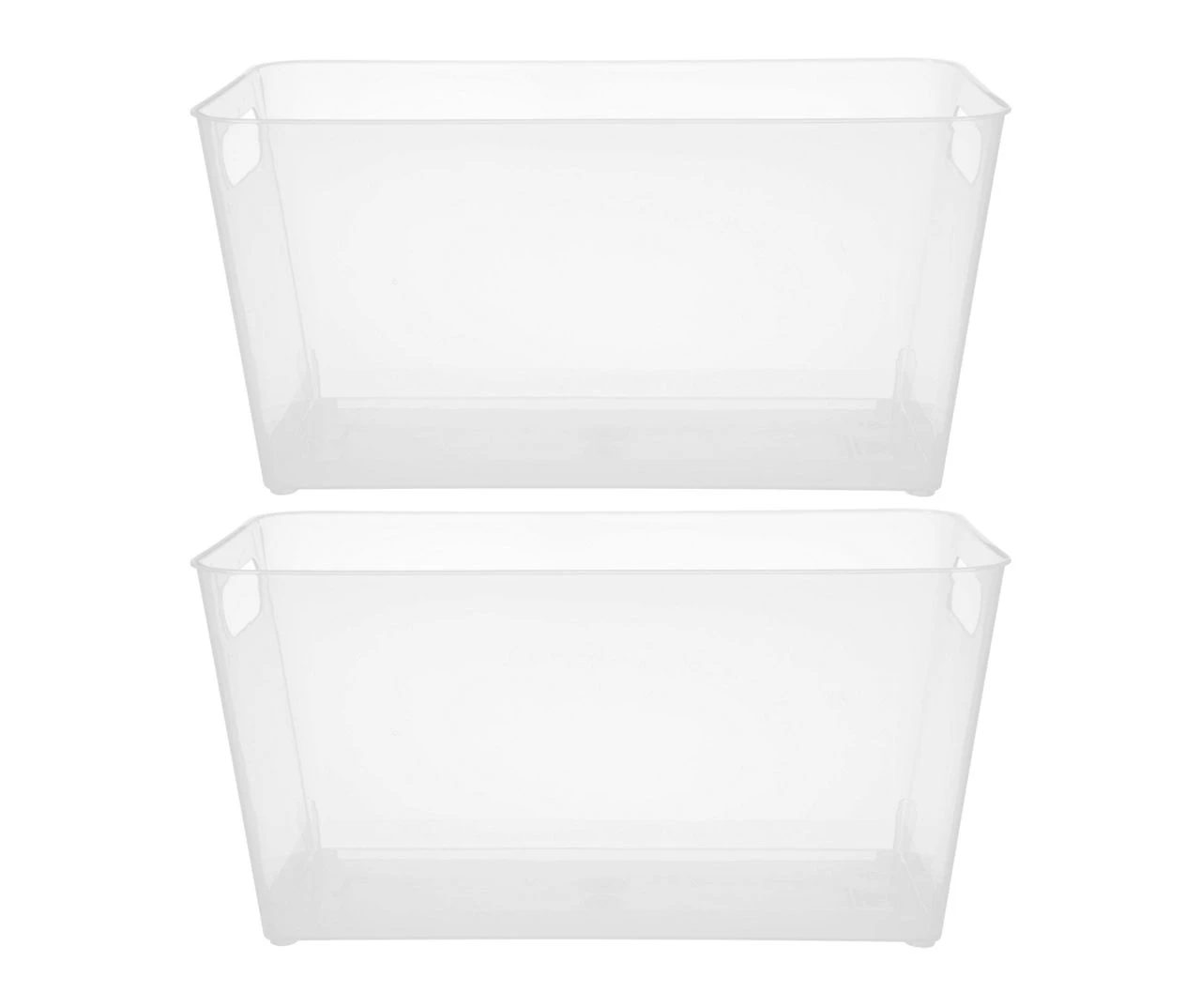 Kenney Storage Made Simple Clear Handled Organizer Bin 5 Kenney Storage Made Simple Clear Handled Organizer Bin - Image 3