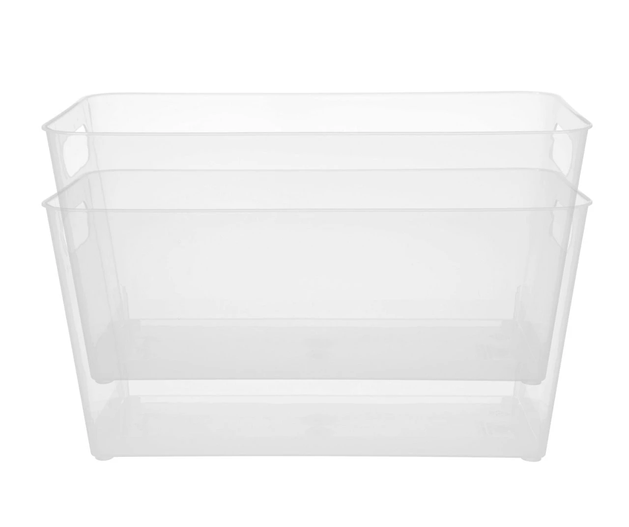 Kenney Storage Made Simple Clear Handled Organizer Bin 8 Kenney Storage Made Simple Clear Handled Organizer Bin - Image 6