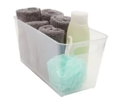 Kenney Storage Made Simple Clear Handled Organizer Bin 25 Kenney Storage Made Simple Clear Handled Organizer Bin -Home Store 810587924 5