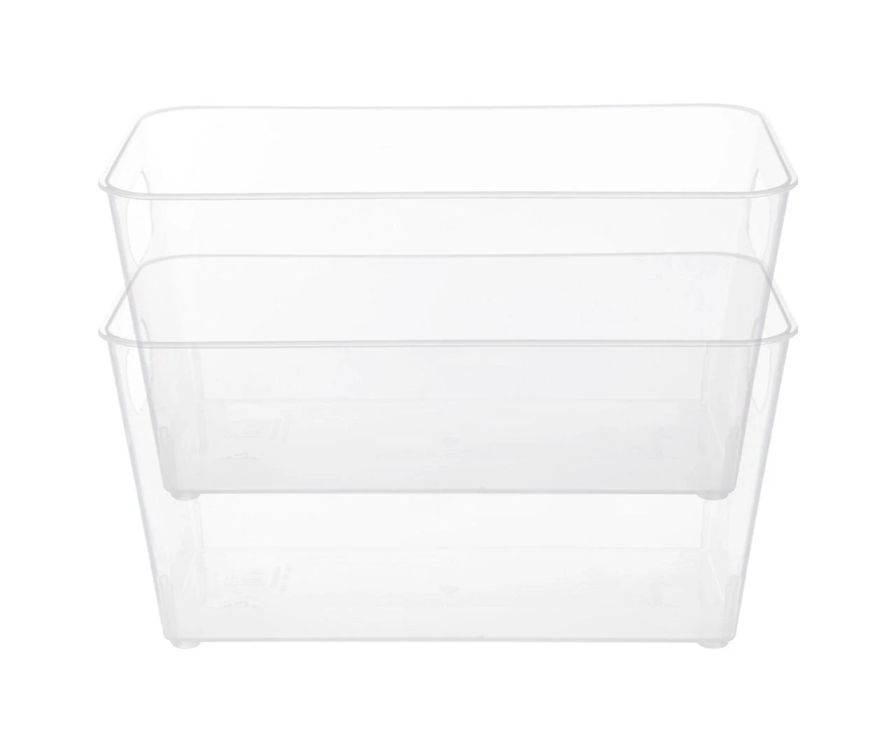Kenney Storage Made Simple Clear Handled Organizer Bin 4 Kenney Storage Made Simple Clear Handled Organizer Bin - Image 2