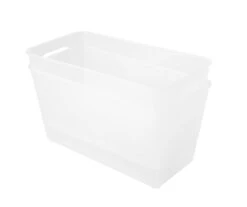 Kenney Storage Made Simple Clear Handled Organizer Bin 27 Kenney Storage Made Simple Clear Handled Organizer Bin -Home Store 810587925 3
