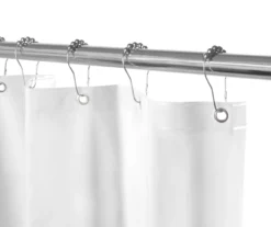 Kenney Microban Lightweight PEVA Shower Liner, 2-Pack