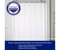 Kenney Microban Lightweight PEVA Shower Liner, 2-Pack -Home Store 810587930 2