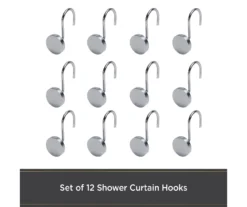 Kenney Resort Portfolio Maldives Shower Curtain Hooks, 12-Pack 25 Kenney Resort Portfolio Maldives Shower Curtain Hooks, 12-Pack -Home Store 810587933 4