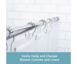 Kenney Beaded Roller Shower Curtain Double Hooks, 12-Pack 20 Kenney Beaded Roller Shower Curtain Double Hooks, 12-Pack -Home Store 810587934 2