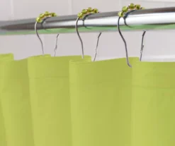 Kenney 13-Piece Medium-Weight PEVA Shower Liner & Roller Ring Set -Home Store 810587944 1