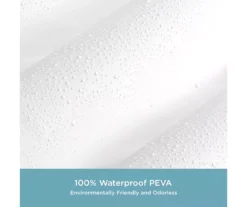 Kenney 13-Piece Medium-Weight PEVA Shower Liner & Roller Ring Set -Home Store 810587946 4