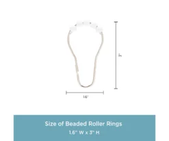 Kenney 13-Piece Medium-Weight PEVA Shower Liner & Roller Ring Set -Home Store 810587946 6