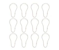 Kenney 13-Piece Medium-Weight PEVA Shower Liner & Roller Ring Set -Home Store 810587947 3