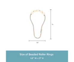 Kenney 13-Piece Medium-Weight PEVA Shower Liner & Roller Ring Set -Home Store 810587948 6