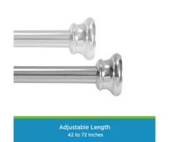 Kenney Twist & Fit Spring Tension Shower Curtain Rod 34 Kenney Twist & Fit Spring Tension Shower Curtain Rod -Home Store 810587957 2