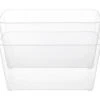 Storage Made Simple Clear Organizer Bin With Handles, 2-pack -Home Store 810587984 1