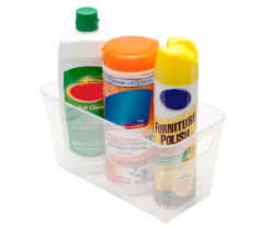 Storage Made Simple Clear Organizer Bin With Handles, 2-pack 12 Storage Made Simple Clear Organizer Bin With Handles, 2-pack -Home Store 810587984 5