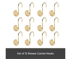 Kenney Resort Portfolio Maldives Shower Curtain Hooks, 12-Pack 19 Kenney Resort Portfolio Maldives Shower Curtain Hooks, 12-Pack -Home Store 810587994 4 1