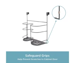 Black Hair Accessory Hanging Cabinet Caddy -Home Store 810587997 4