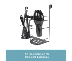 Black Hair Accessory Hanging Cabinet Caddy -Home Store 810587997 5