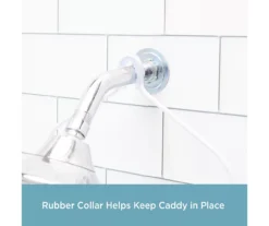 White 2-Tier Hanging Shower Caddy 10 White 2-Tier Hanging Shower Caddy -Home Store 810587999 4