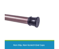 Matte Oil-Rubbed Bronze Twist & Fit Aluminum Adjustable Shower Curtain Rod -Home Store 810588011 4