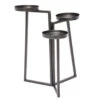 Black 3-Tier Metal Pillar Candle Holder -Home Store 810588284 A0 1