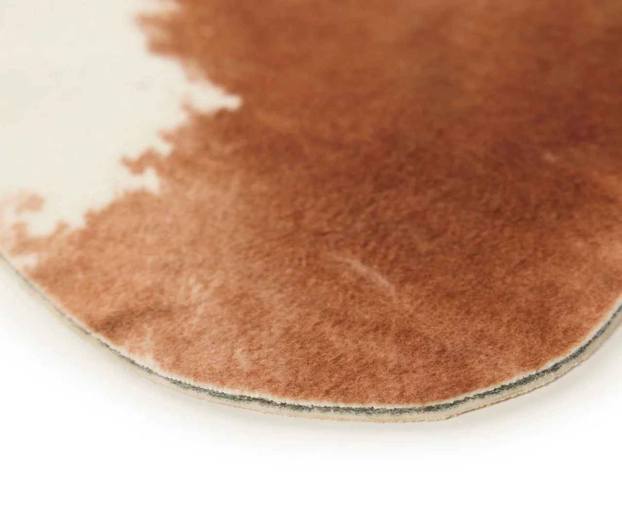 Brayden Brown & White Faux Hide Accent Rug, (29" X 35") 4 Brayden Brown & White Faux Hide Accent Rug, (29" X 35") - Image 2