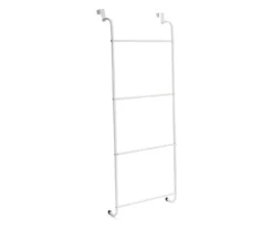 White 4-Tier Over-the-Door Rack -Home Store 810589439 A8 1