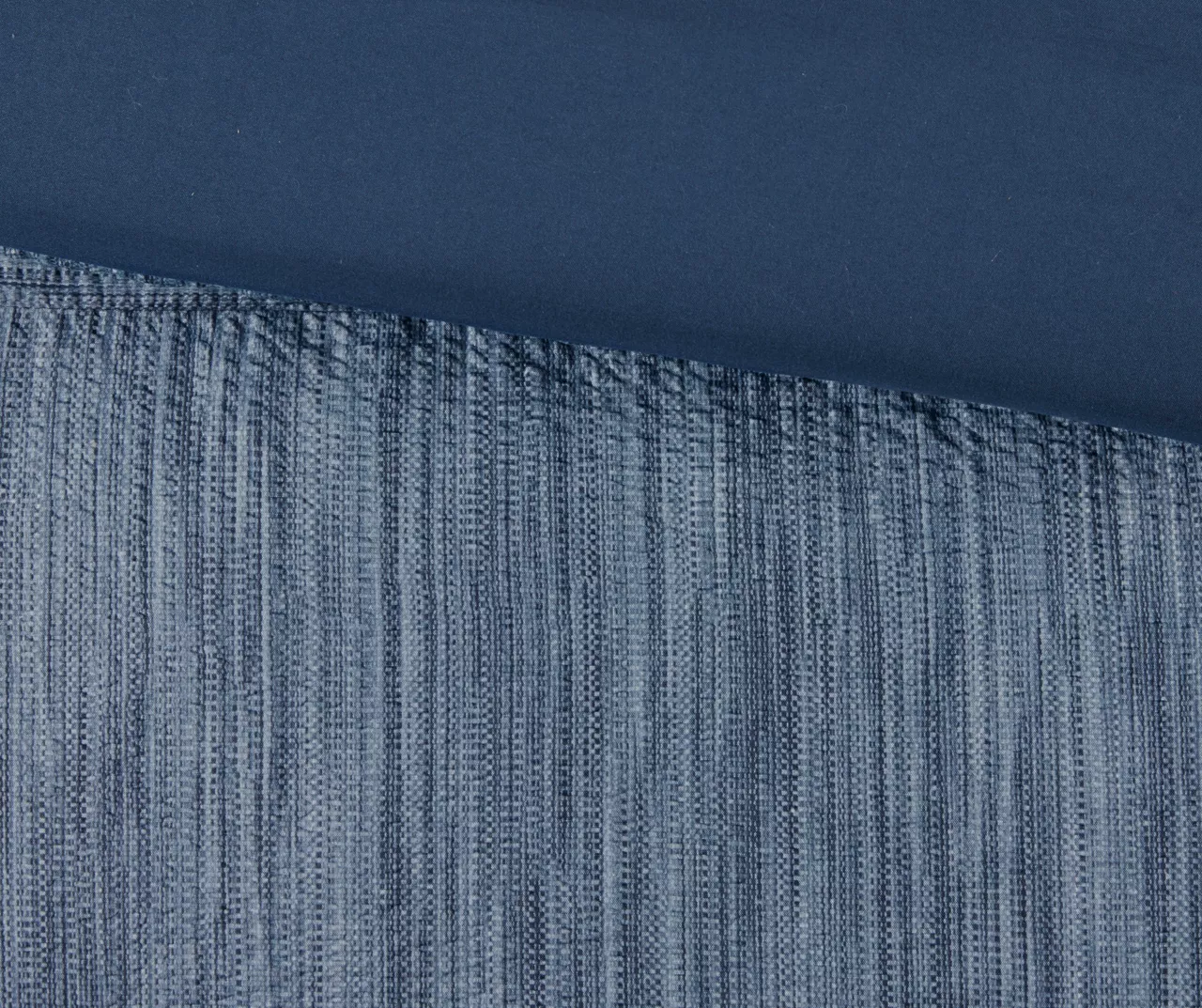 Kelan Navy Streak Patchwork Seersucker Queen 7-Piece Comforter Set 15 Kelan Navy Streak Patchwork Seersucker Queen 7-Piece Comforter Set - Image 13