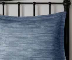 Kelan Navy Streak Patchwork Seersucker Queen 7-Piece Comforter Set 25 Kelan Navy Streak Patchwork Seersucker Queen 7-Piece Comforter Set -Home Store 810590761 810590862 810590861 9