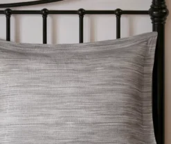 Kelan Gray Streak Patchwork Seersucker King 7-Piece Comforter Set -Home Store 810590769 810590768 810590767 9