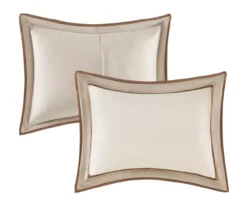 Beverly Taupe & Brown Color Block California King 7-Piece Comforter Set 17 Beverly Taupe & Brown Color Block California King 7-Piece Comforter Set -Home Store 810590772 810590771 810590770 3