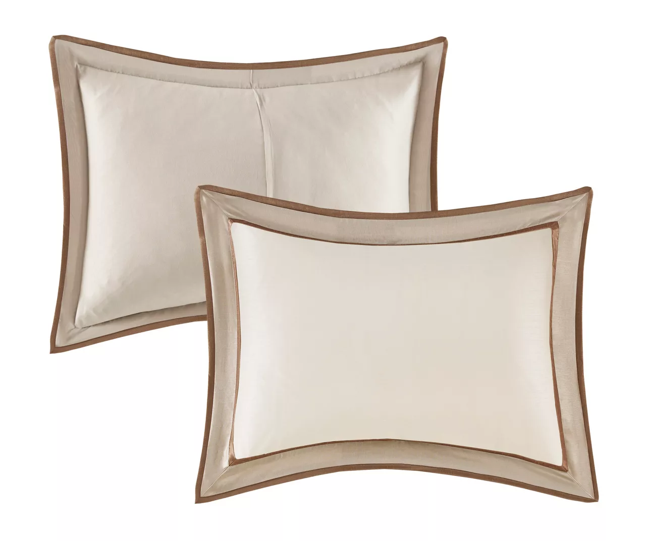 Beverly Taupe & Brown Color Block California King 7-Piece Comforter Set 5 Beverly Taupe & Brown Color Block California King 7-Piece Comforter Set - Image 3