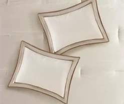 Beverly Taupe & Brown Color Block California King 7-Piece Comforter Set 19 Beverly Taupe & Brown Color Block California King 7-Piece Comforter Set -Home Store 810590772 810590771 810590770 5