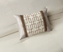 Beverly Taupe & Brown Color Block California King 7-Piece Comforter Set 21 Beverly Taupe & Brown Color Block California King 7-Piece Comforter Set -Home Store 810590772 810590771 810590770 7