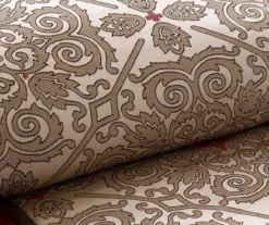 Perry Red & Brown Medallion Jacquard California King 7-Piece Comforter Set -Home Store 810590781 810590780 810590779 5