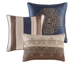 Perry Medallion Jaquard Comforter Set 23 Perry Medallion Jaquard Comforter Set -Home Store 810590784 810590783 810590782 3 1