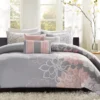 Jane Floral Reversible Cotton Duvet Cover Set -Home Store 810590786 810590785 1