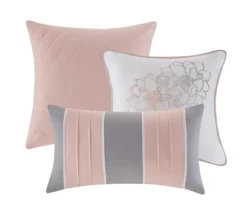 Jane Floral Reversible Cotton Duvet Cover Set -Home Store 810590786 810590785 4